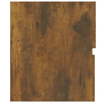 Wastafelkast 80x38,5x45 cm bewerkt hout gerookt eikenkleurig 8