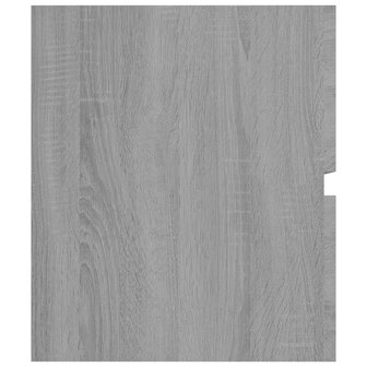 Wastafelkast 90x38,5x45 cm bewerkt hout grijs sonoma eikenkleur 8