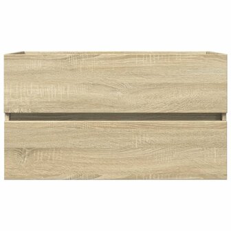 Wastafelkast 80x38,5x45 cm spaanplaat sonoma eikenkleurig 4