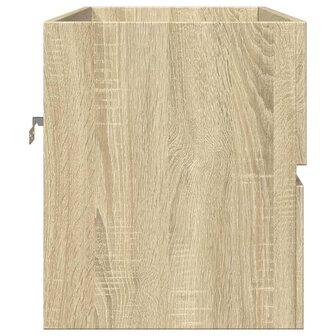 Wastafelkast 80x38,5x45 cm spaanplaat sonoma eikenkleurig 5