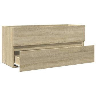 Wastafelkast 100x38,5x45 cm bewerkt hout sonoma eikenkleurig 7