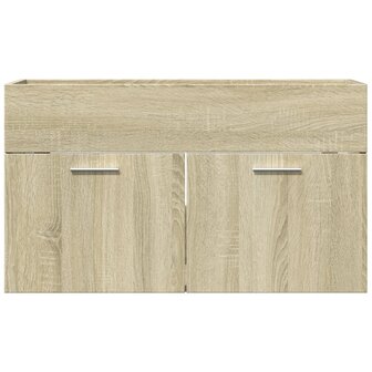 Wastafelkast 90x38,5x46 cm bewerkt hout sonoma eikenkleurig 4