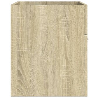 Wastafelkast 90x38,5x46 cm bewerkt hout sonoma eikenkleurig 5