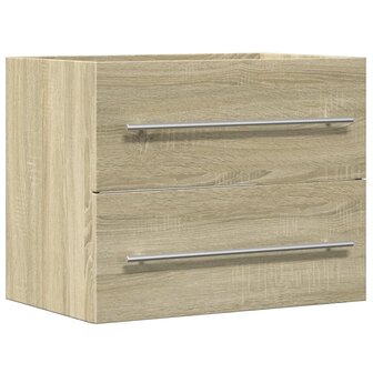 Wastafelkast 60x38,5x48 cm spaanplaat sonoma eikenkleurig 2