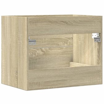 Wastafelkast 60x38,5x48 cm spaanplaat sonoma eikenkleurig 6