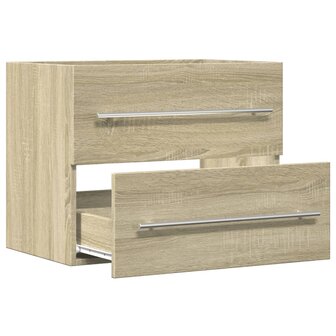 Wastafelkast 60x38,5x48 cm spaanplaat sonoma eikenkleurig 7