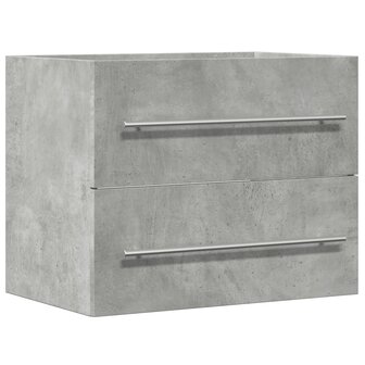 Wastafelkast 60x38,5x48 cm spaanplaat betongrijs 2