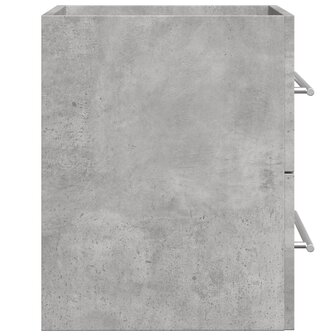Wastafelkast 60x38,5x48 cm spaanplaat betongrijs 5