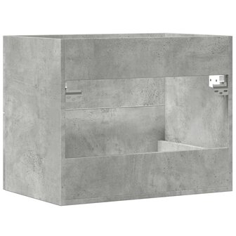 Wastafelkast 60x38,5x48 cm spaanplaat betongrijs 6