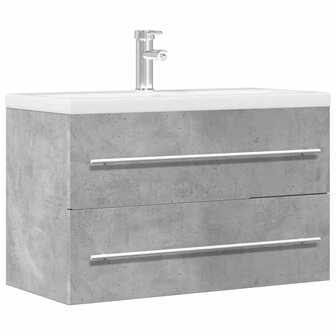 Wastafelkast 80x38,5x48 cm bewerkt hout artisanaal eikenkleur 1