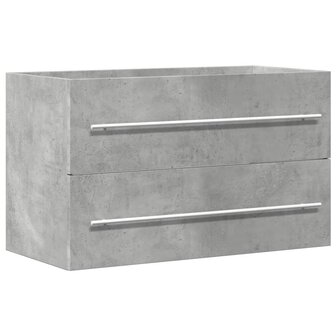 Wastafelkast 80x38,5x48 cm bewerkt hout artisanaal eikenkleur 2