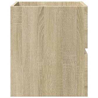 Wastafelkast 41x38,5x45 cm spaanplaat sonoma eikenkleurig 6