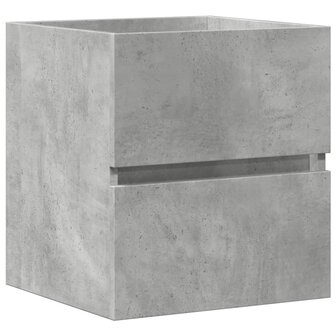 Wastafelkast 41x38,5x45 cm spaanplaat betongrijs 2