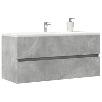 Wastafelkast 100x38,5x45 cm spaanplaat betongrijs 1