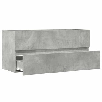 Wastafelkast 100x38,5x45 cm spaanplaat betongrijs 7