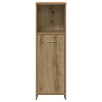 3-delige Badkamermeubelset bewerkt hout artisanaal eikenkleur 7