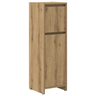 3-delige Badkamermeubelset bewerkt hout artisanaal eikenkleur 4