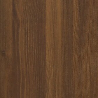 Badkamermeubelset bewerkt hout bruin eikenkleur 8