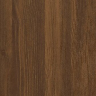 Badkamermeubelset bewerkt hout bruin eikenkleur 9