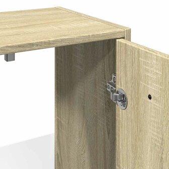 2-delige Badkamermeubelset bewerkt hout sonoma eikenkleurig 9