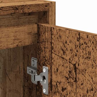 2-delige Badkamermeubelset bewerkt hout oud houtkleurig 9