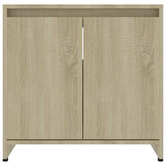 Badkamerkast 60x33x61 cm bewerkt hout sonoma eikenkleurig 6