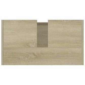 Badkamerkast 60x33x61 cm bewerkt hout sonoma eikenkleurig 9