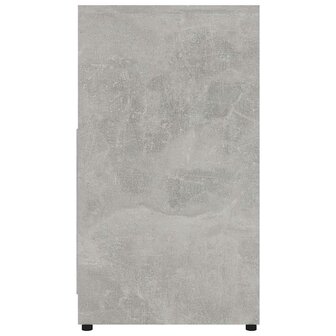 Badkamerkast 60x33x61 cm bewerkt hout betongrijs 7