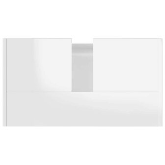 Badkamerkast 60x33x61 cm bewerkt hout hoogglans wit 8