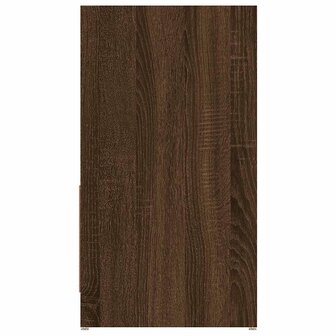 Badkamerkast 60x33x61 cm bewerkt hout bruin eikenkleur 7