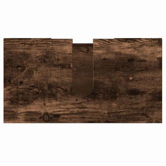 Badkamerkast 60x32x53,5 cm bewerkt hout gerookt eikenkleurig 8