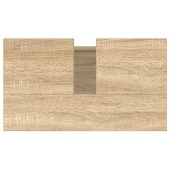 Badkamerkast 58x33x60 cm bewerkt hout sonoma eikenkleurig 8