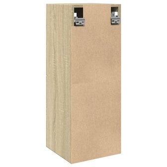 Badkamerkast 30x30x80 cm spaanplaat sonoma eikenkleurig 6