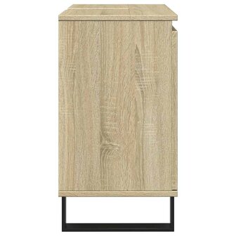 Badkamerkast 58x33x60 cm bewerkt hout sonoma eikenkleurig 4