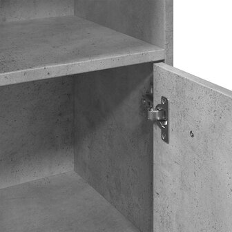 Badkamerkast 30x30x95 cm spaanplaat betongrijs 8