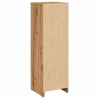 Badkamerkast 30x30x95 cm bewerkt hout artisanaal eikenkleur 6