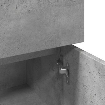 Badkamerkast 30x30x95 cm spaanplaat betongrijs 9