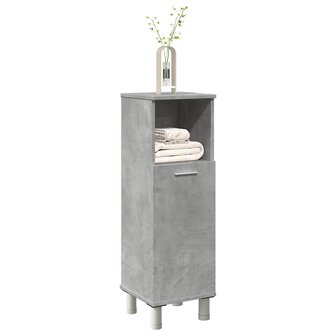 Badkamerkast 30x30x95 cm spaanplaat betongrijs 1