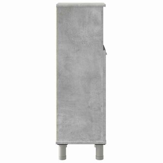 Badkamerkast 30x30x95 cm spaanplaat betongrijs 5