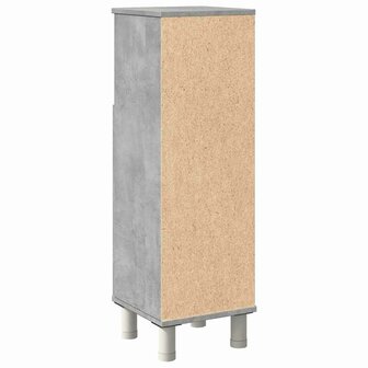 Badkamerkast 30x30x95 cm spaanplaat betongrijs 6