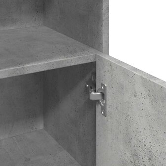 Badkamerkast 30x30x95 cm spaanplaat betongrijs 9