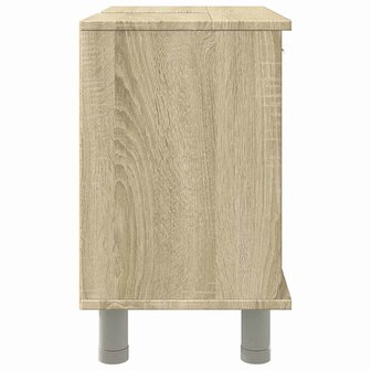 Badkamerkast 60x32x53,5 cm spaanplaat sonoma eikenkleurig 6