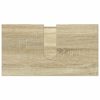 Badkamerkast 60x32x53,5 cm spaanplaat sonoma eikenkleurig 8