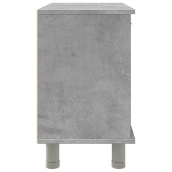 Badkamerkast 60x32x53,5 cm spaanplaat betongrijs 6