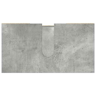 Badkamerkast 60x32x53,5 cm spaanplaat betongrijs 8