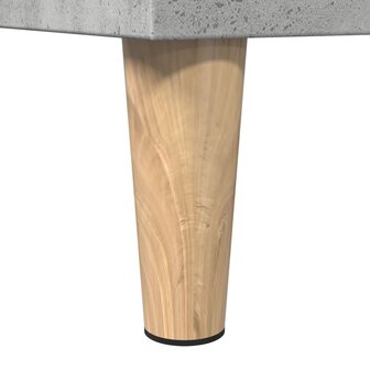 Badkamerkast 30x30x100 cm bewerkt hout betongrijs 9