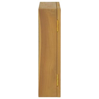 Spiegelkast 60x10x40 cm massief teakhout 4