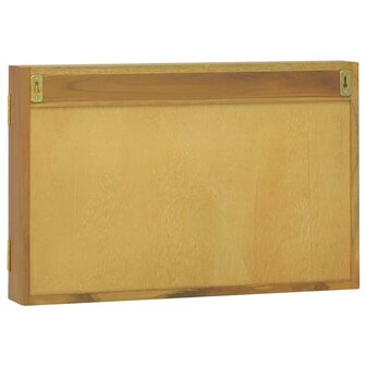 Spiegelkast 60x10x40 cm massief teakhout 5