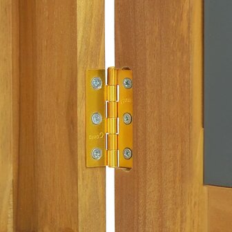 Spiegelkast 60x10x40 cm massief teakhout 7