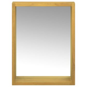 Spiegelkast 30x10x40 cm massief teakhout 2